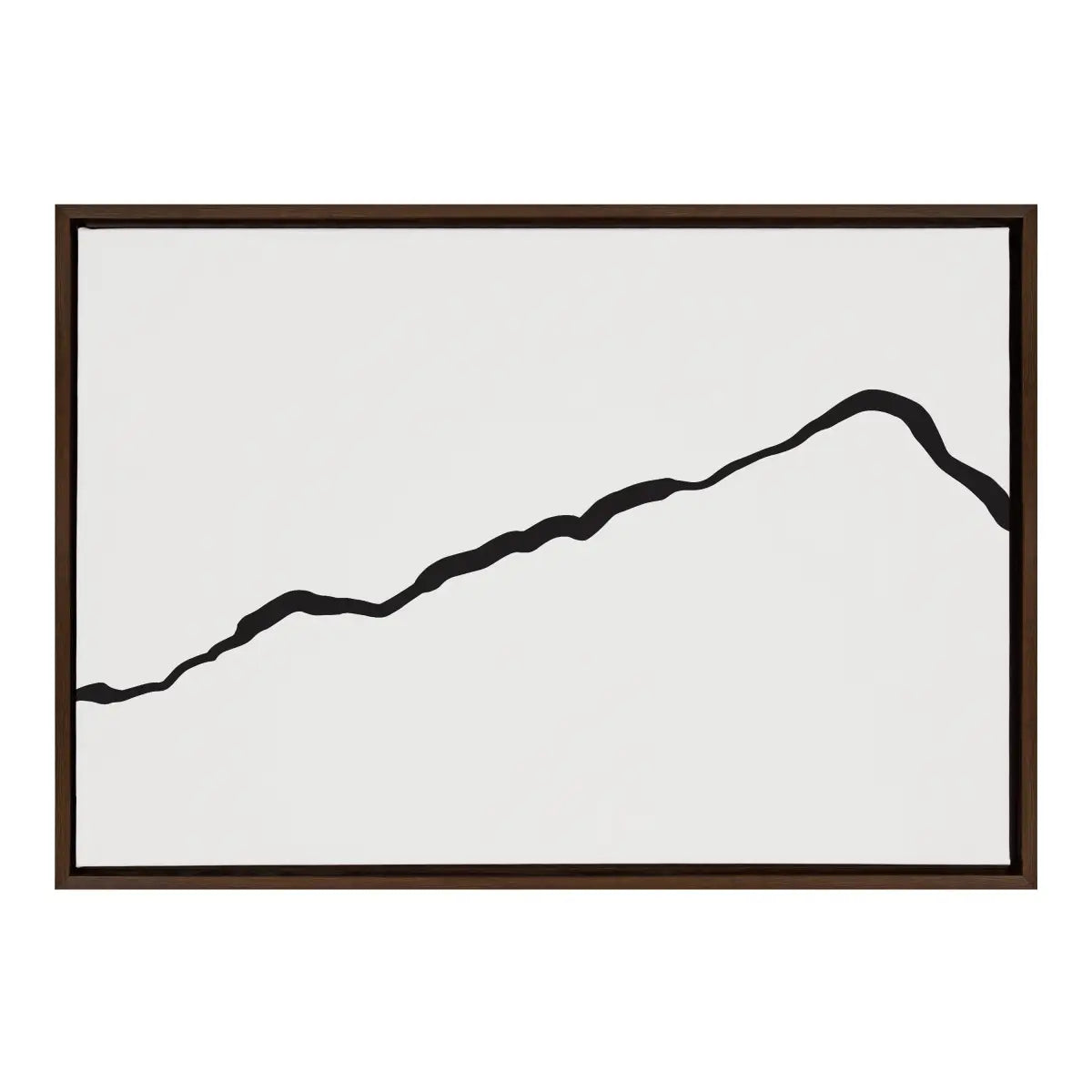 Framed Canvas Art - Minimalist Mountain Landscape Framed Canvas - kateandlaurel
