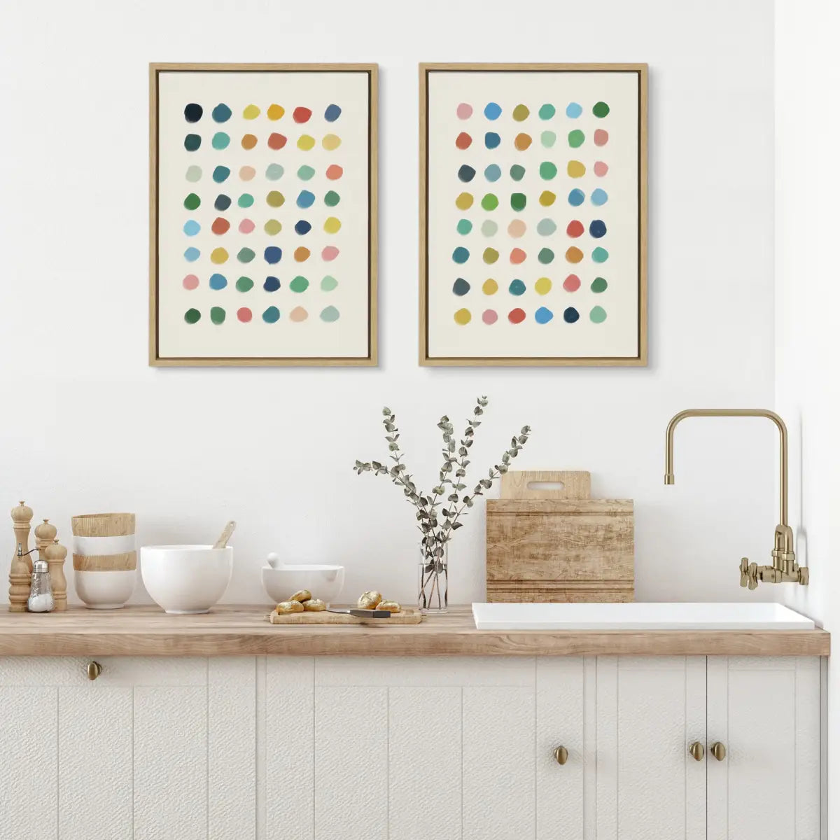 Canvas Art Print Set of 2 - Meditation 1 and 2 - kateandlaurel