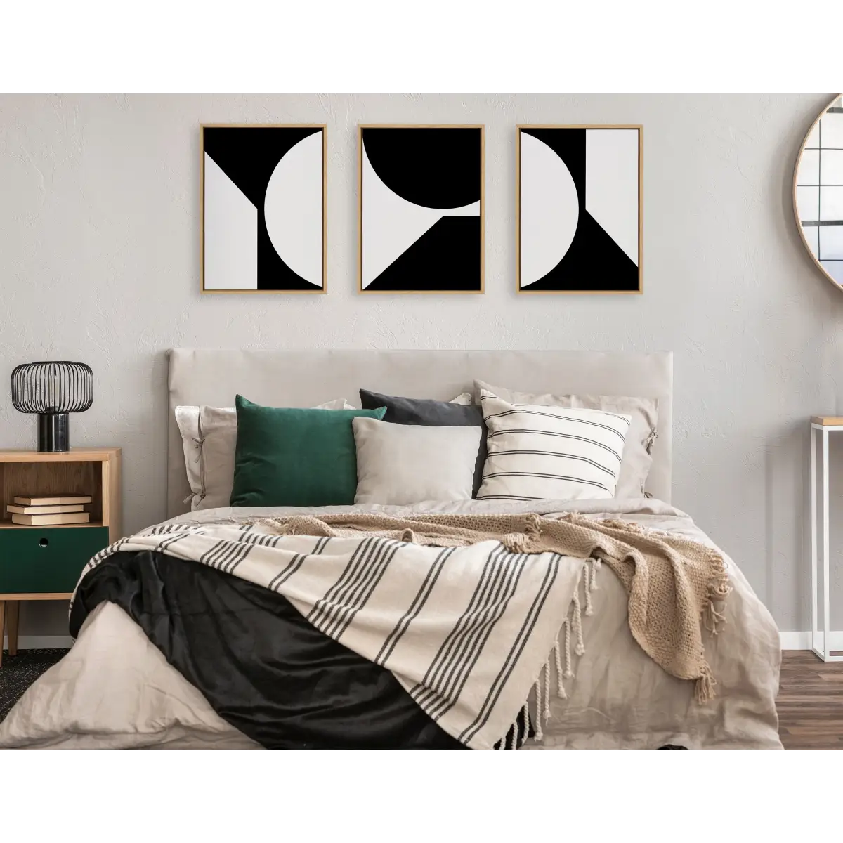 Minimal Max Mod Set Framed Canvas - kateandlaurel