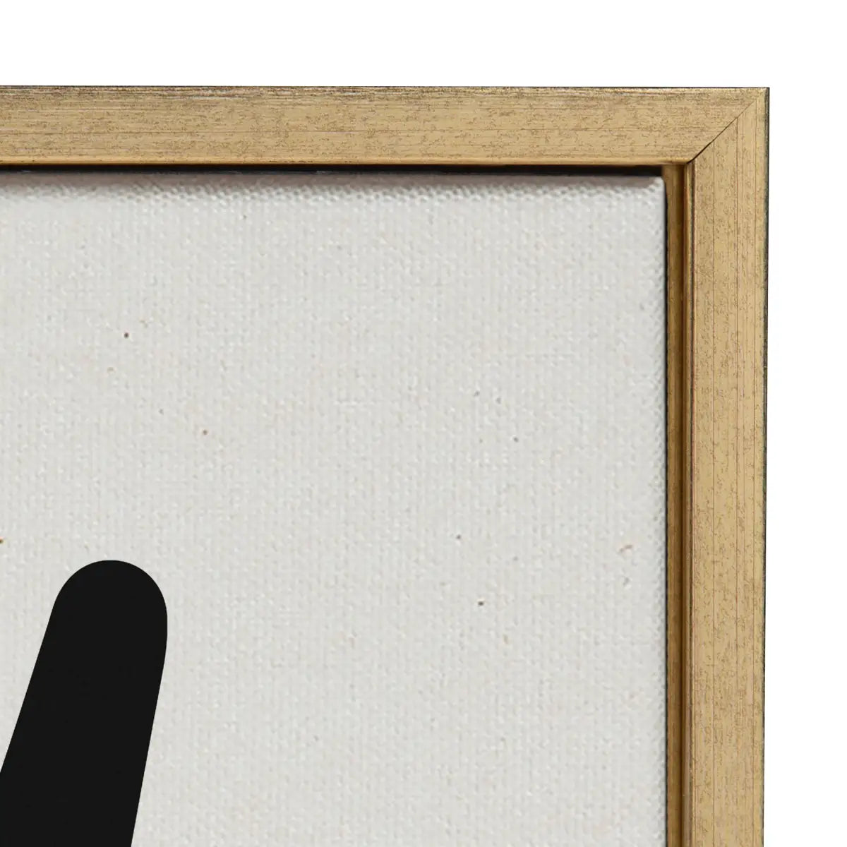 Framed Canvas - Modern Botanical Neutral Abstract 1 - kateandlaurel