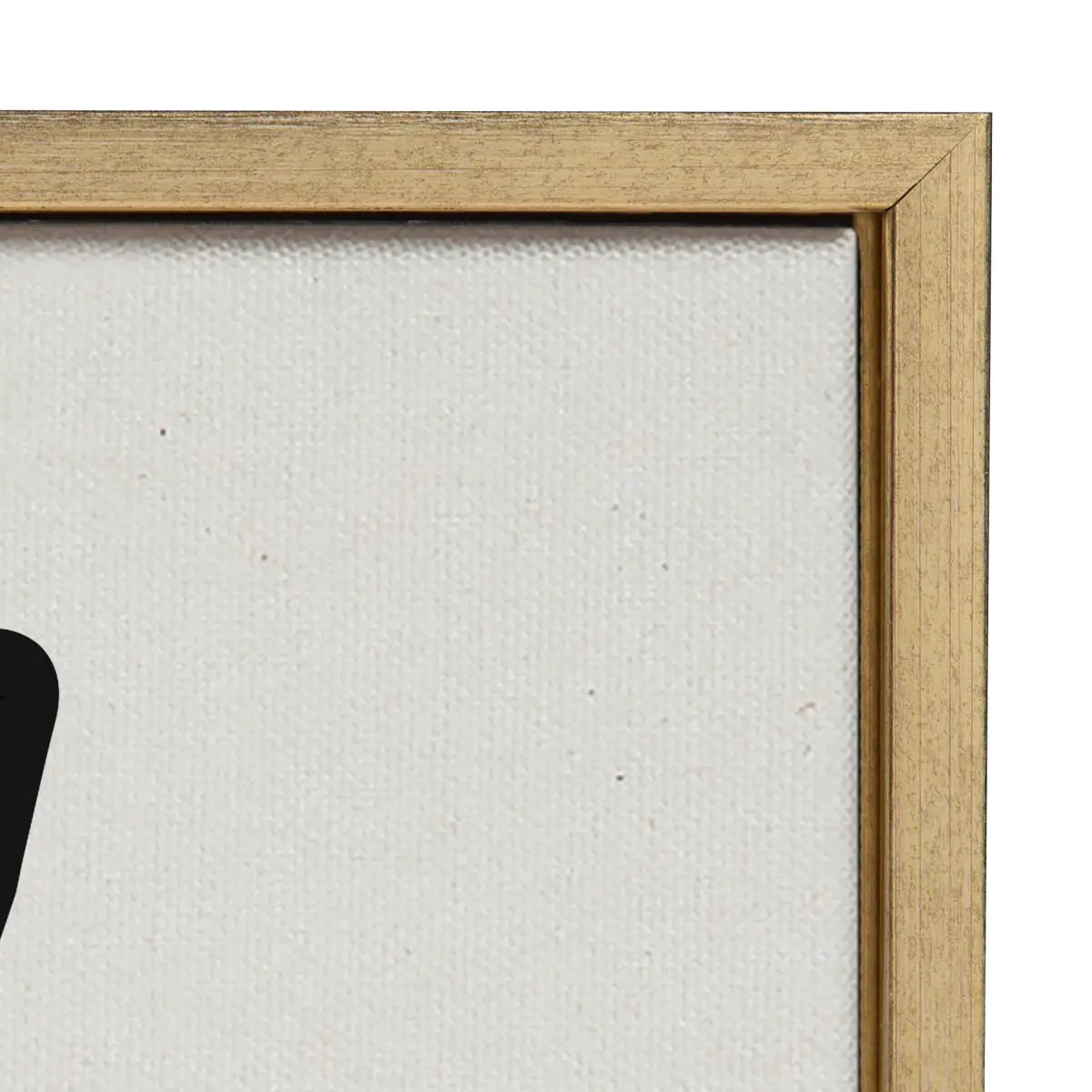 Modern Botanical Neutral Abstract 2 Framed Canvas - kateandlaurel