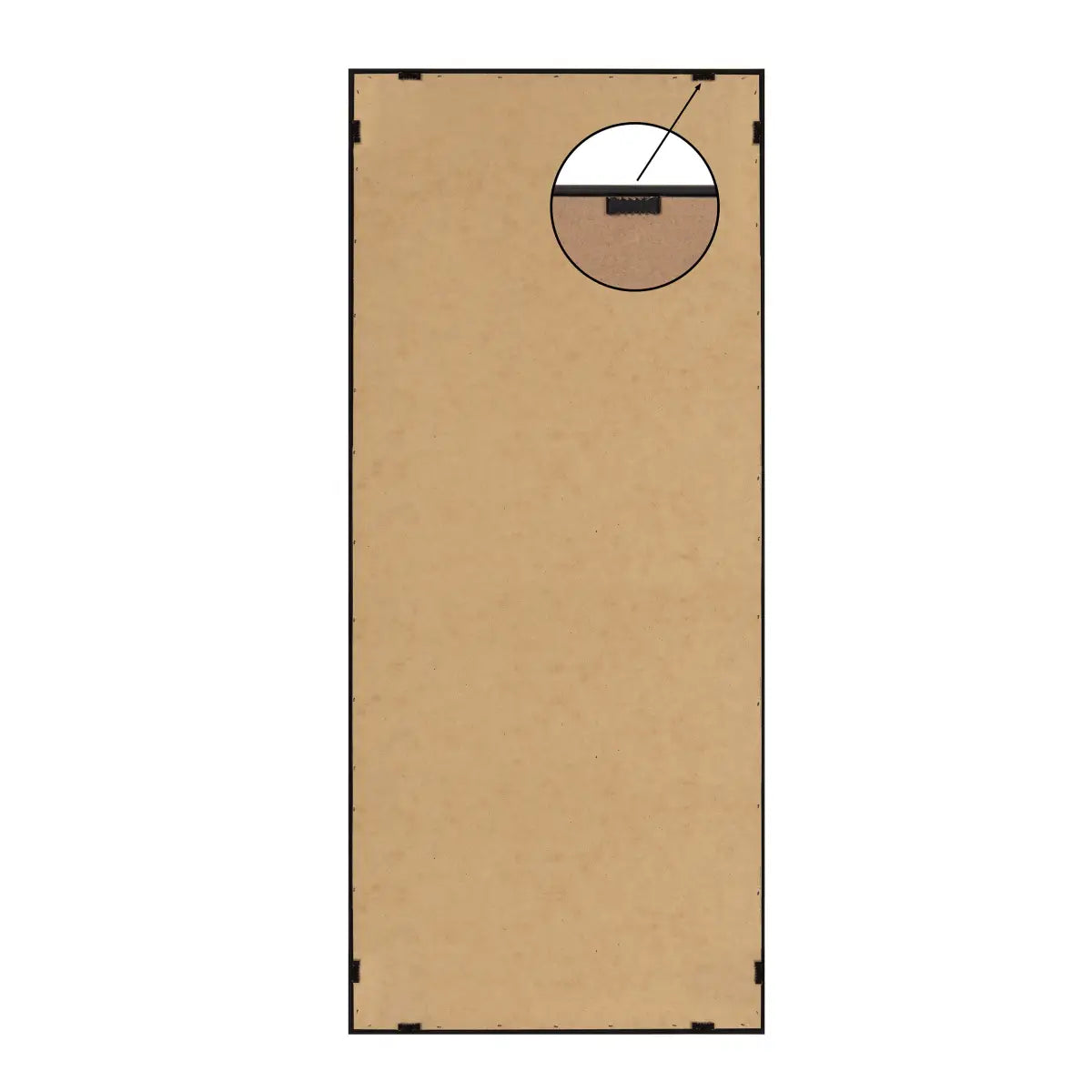 Neutral Abstract Aztec Shapes Panel Framed Canvas - kateandlaurel