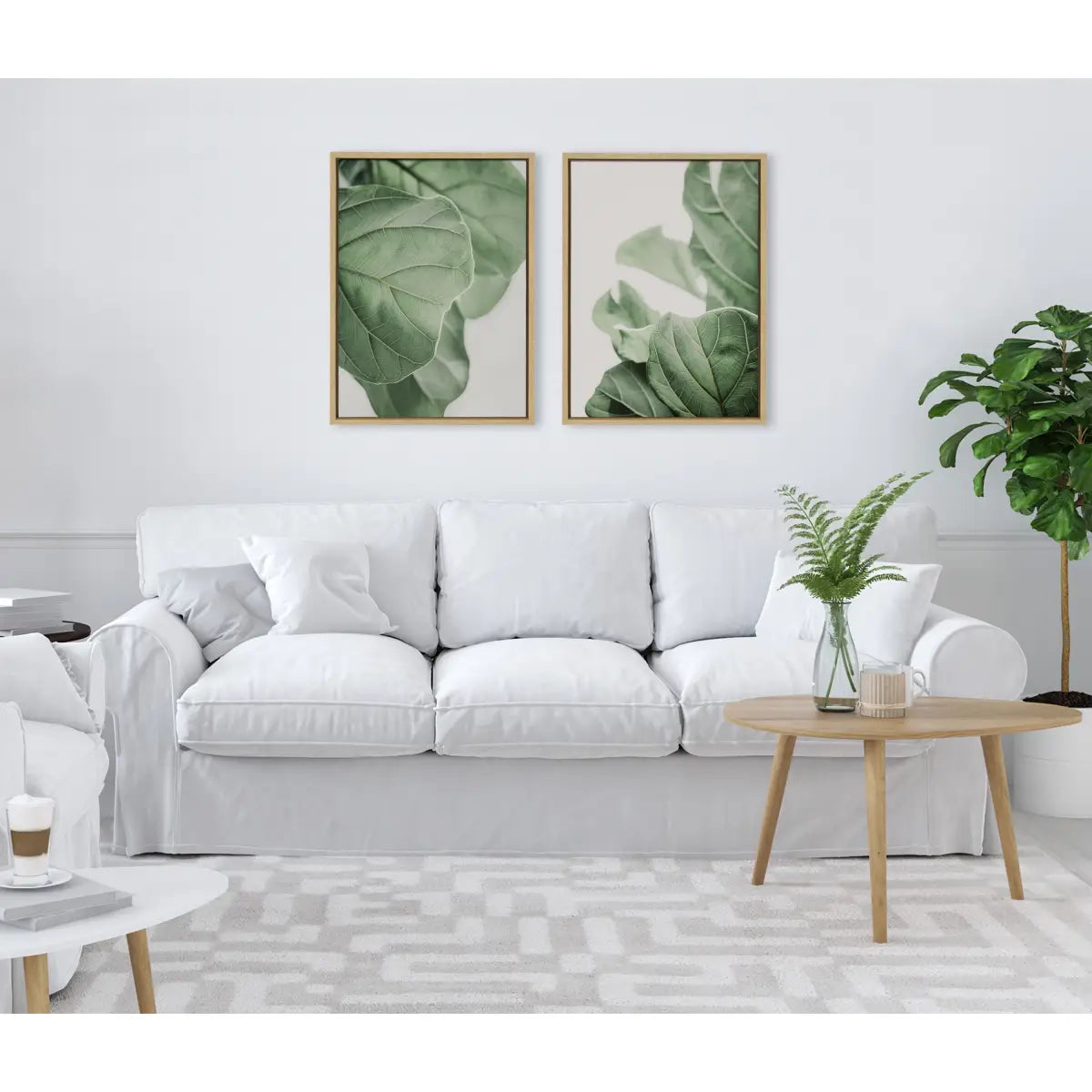 Canvas Art Print Set of 2 - Plant Study 6 and Plant Study 7 - kateandlaurel
