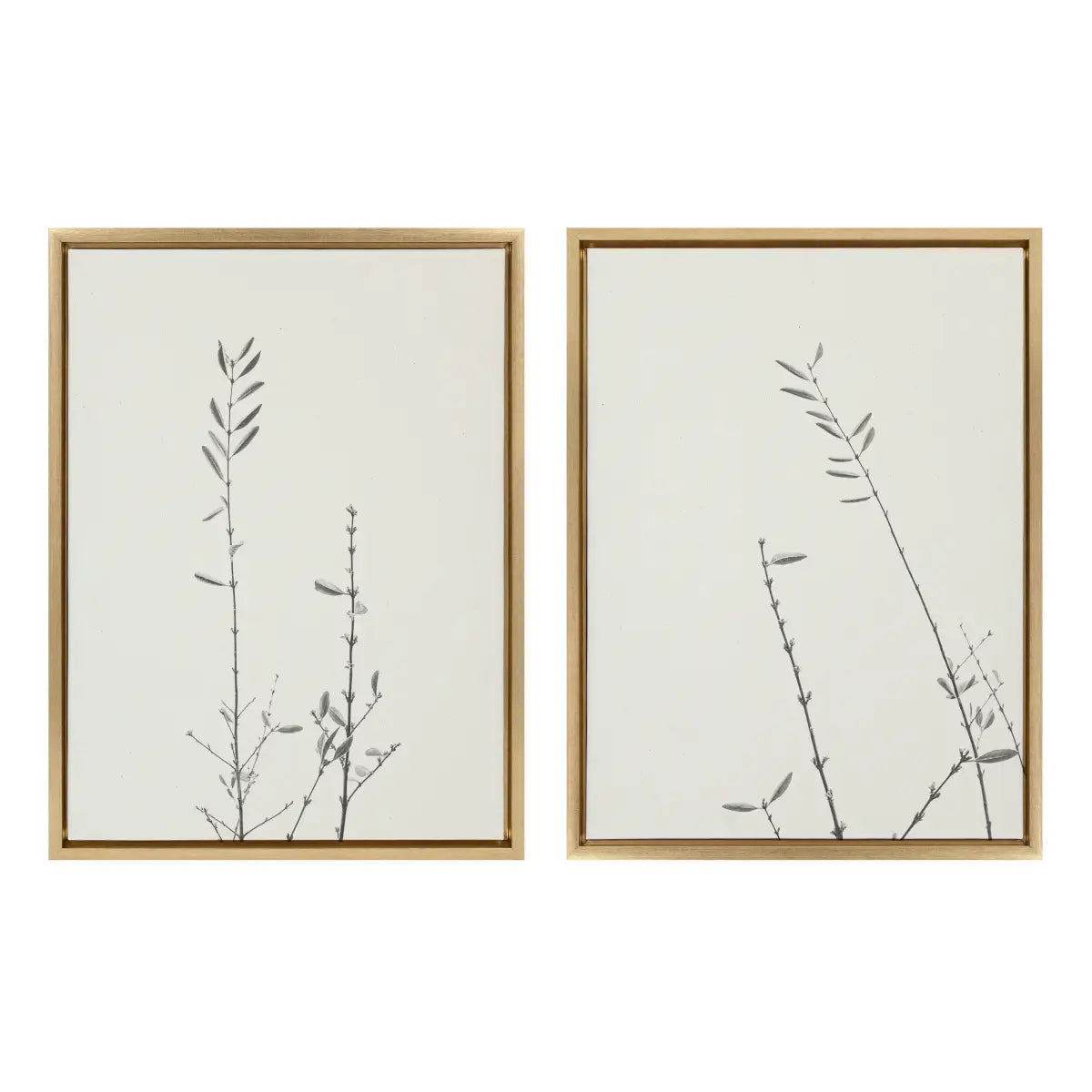 Canvas Art Print Set of 2 - Retro Tennessee Botanicals - kateandlaurel