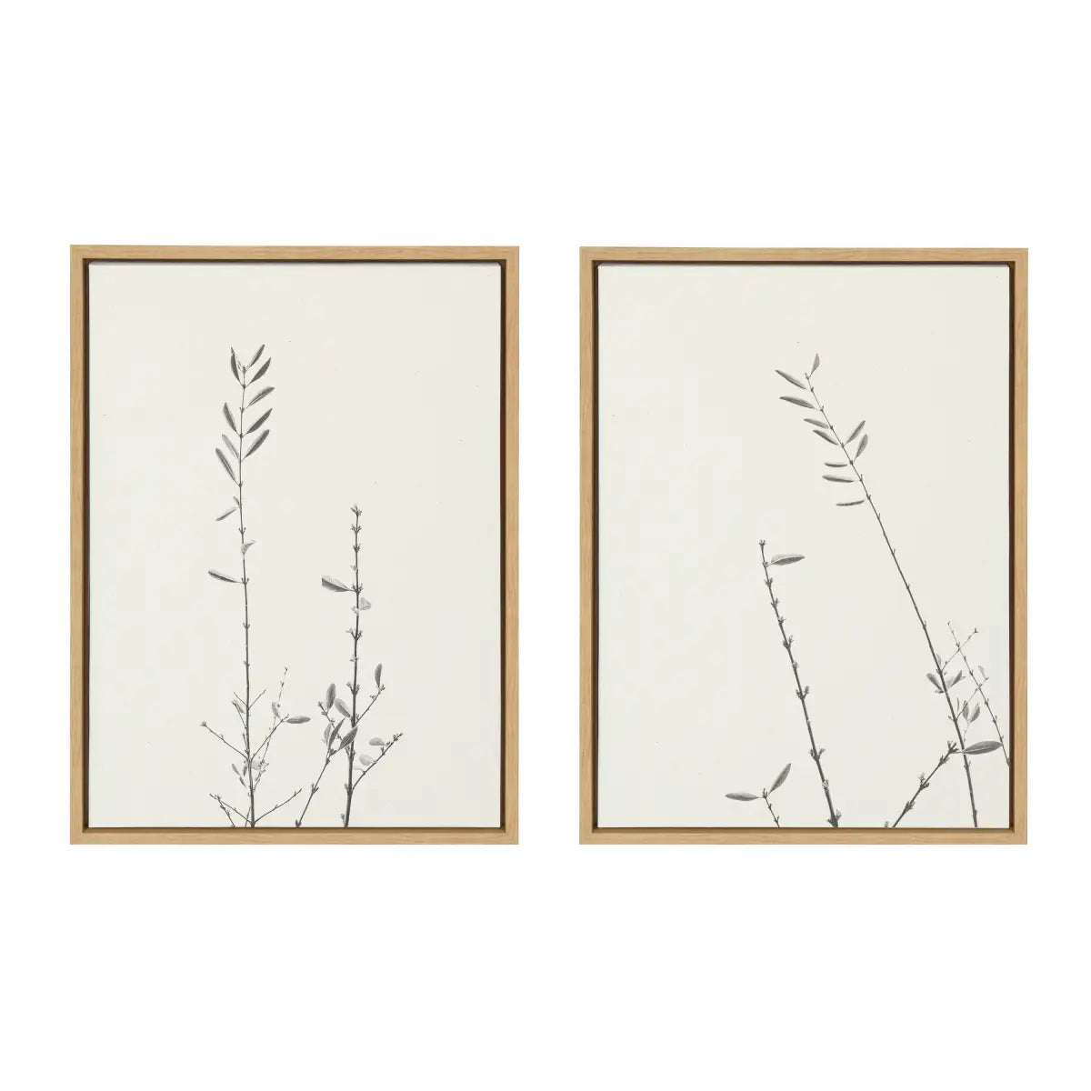 Canvas Art Print Set of 2 - Retro Tennessee Botanicals - kateandlaurel