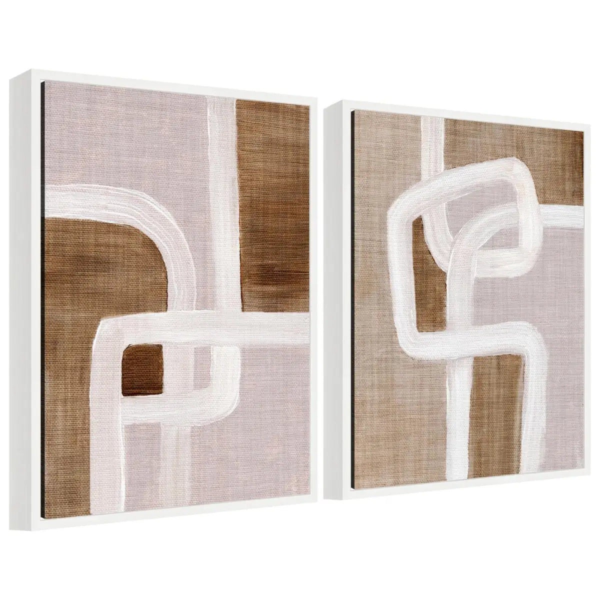 Canvas Art Print Set of 2 - Rhythmic Lines I and II - 2 Piece Set 18x24 - kateandlaurel