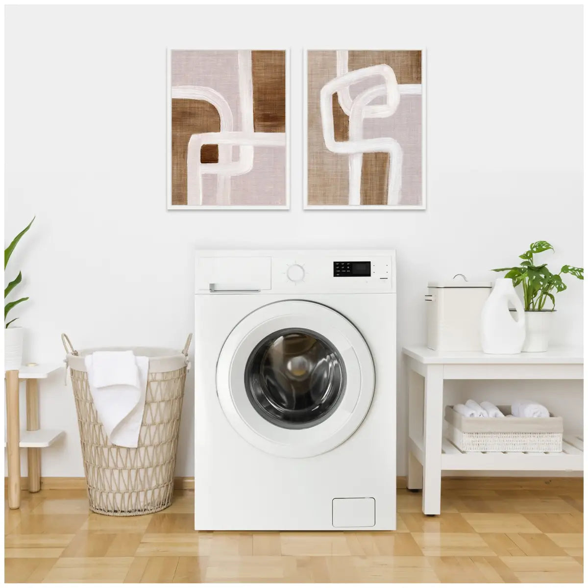 Canvas Art Print Set of 2 - Rhythmic Lines I and II - kateandlaurel