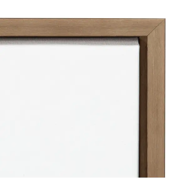Framed Canvas Art - Traditional Boho Floral Botanical - kateandlaurel