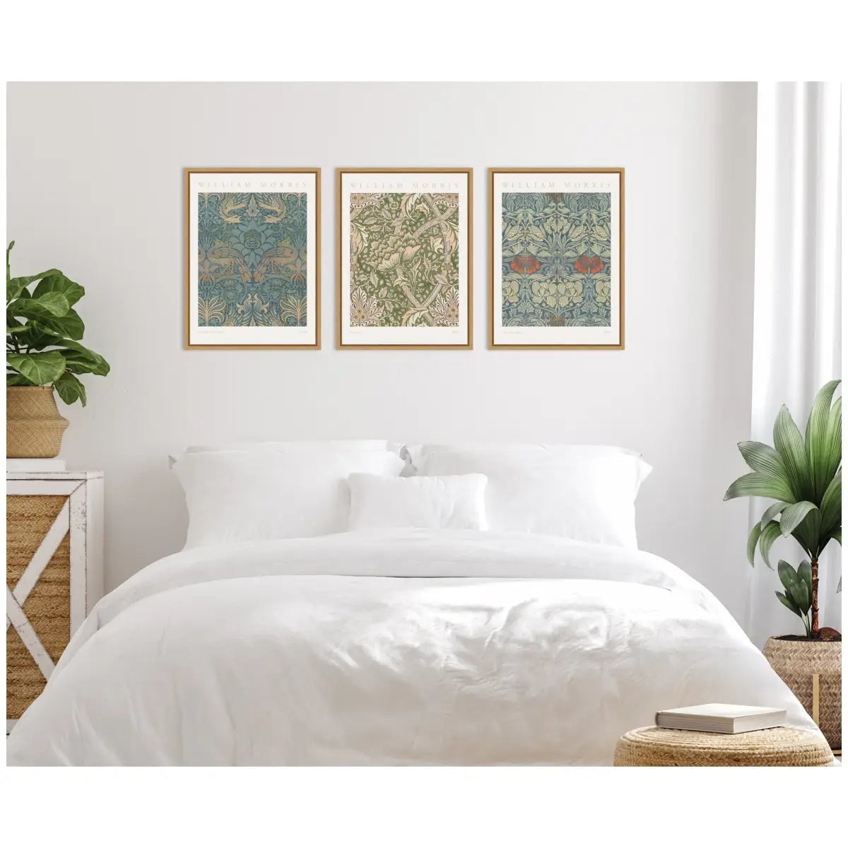 Canvas Art Print Set of 3 - William Morris Posters by The Art Institute of Chicago - kateandlaurel