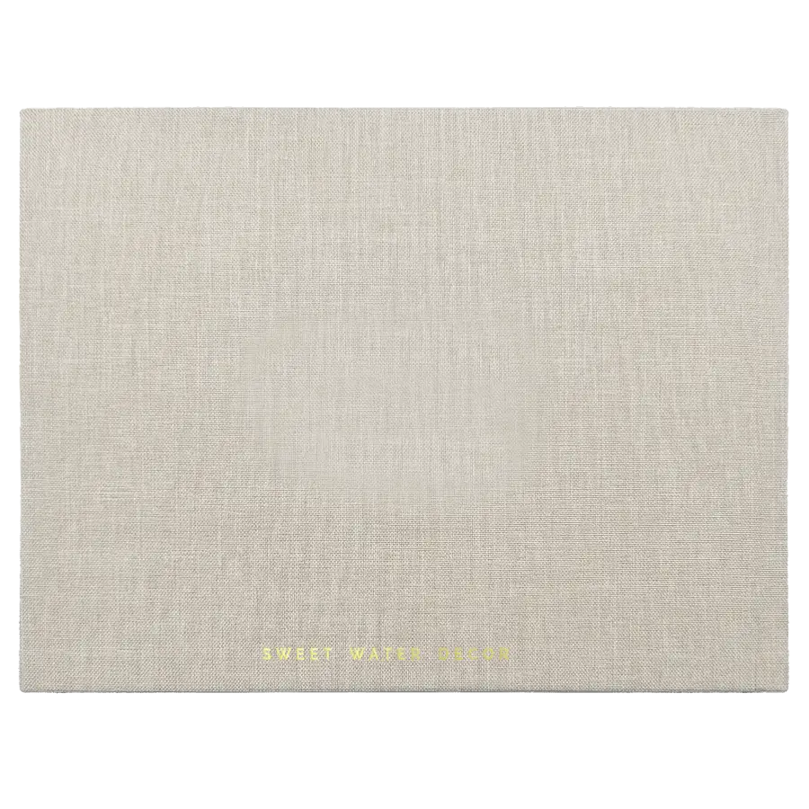 Tan Wedding Guestbook - Sweet Water Decor