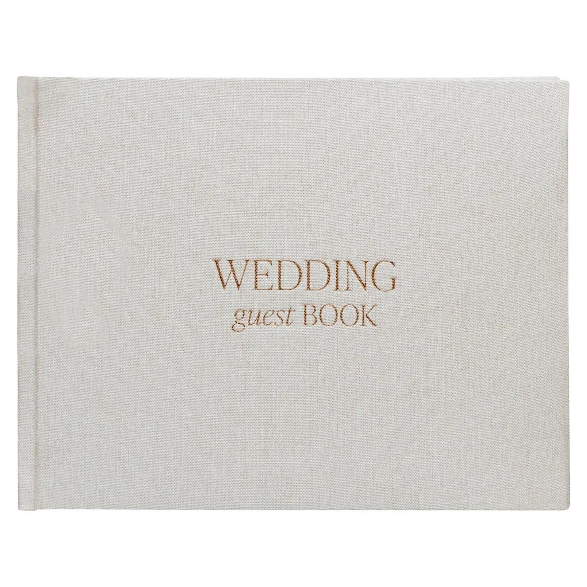 Tan Wedding Guestbook - Sweet Water Decor