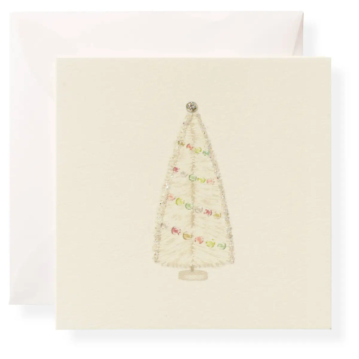 Christmas Gift Enclosure Card - Tannenbaum - White Tree - Karen Adams Designs