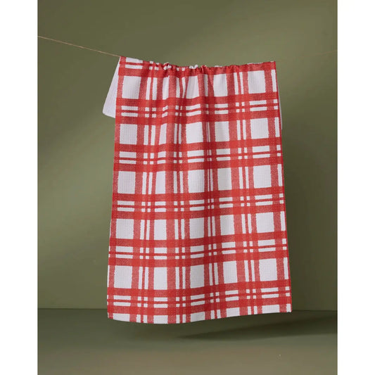 Kitchen Towel - Tartan Plaid - Geometry