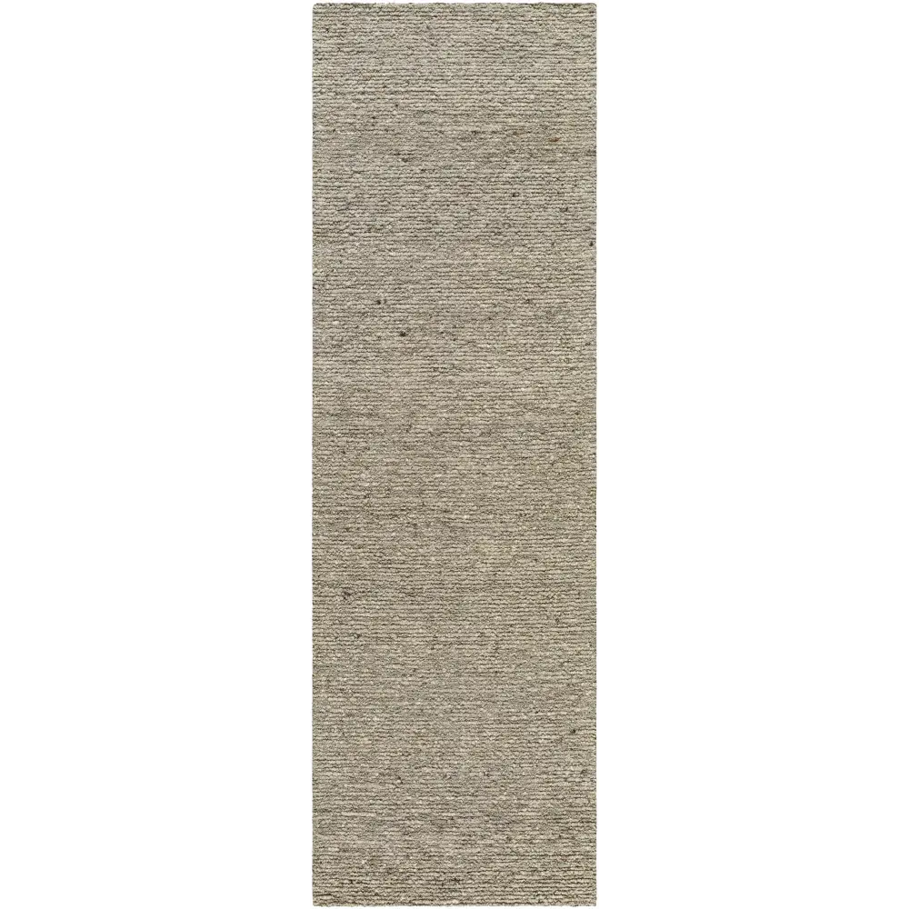 Taupe Textured Wool Area Rug - Boutique Rugs