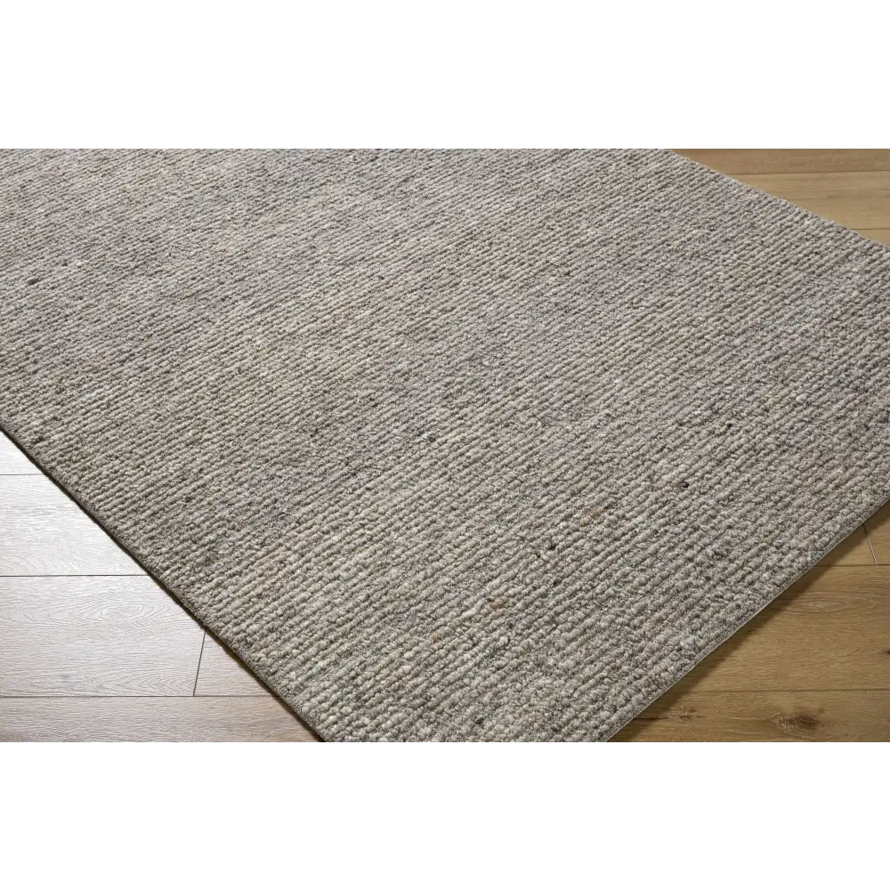 Taupe Textured Wool Area Rug - Boutique Rugs