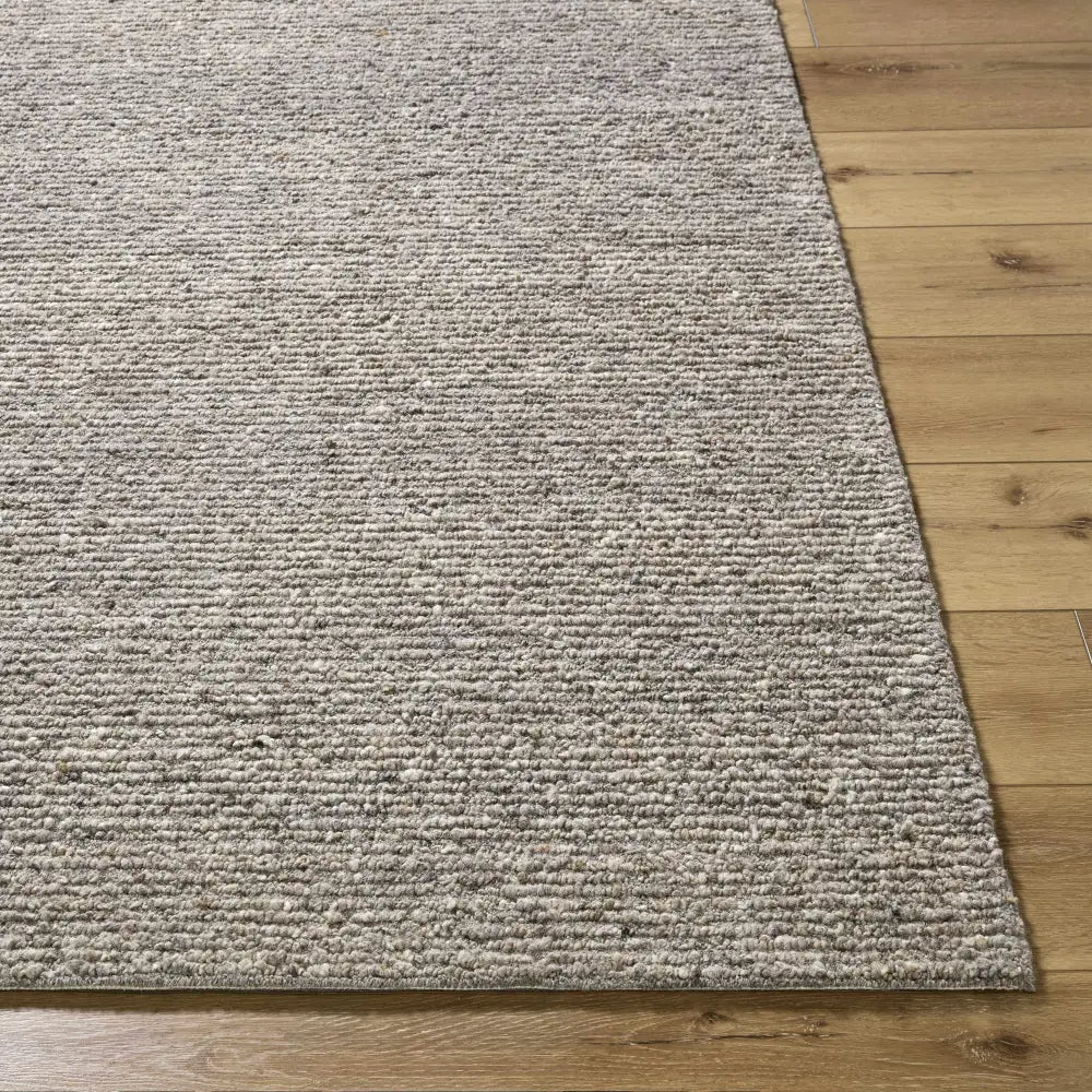 Taupe Textured Wool Area Rug - Boutique Rugs