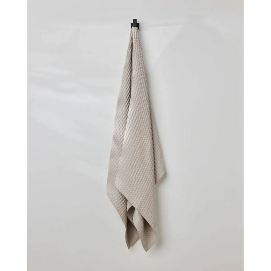 Luxury Waffle Bath Towel - Taupe - Geometry