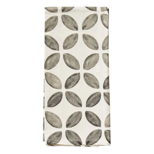Tea Towel - Black and White Circles - Sophistiplate