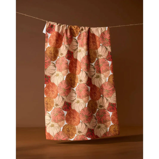 Kitchen Towel - Tendril Fall Pumpkins - Geometry