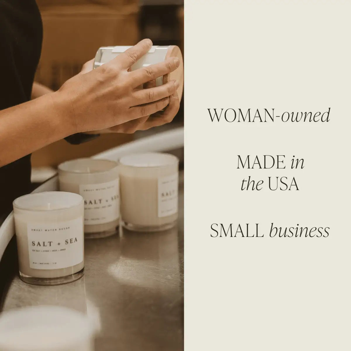 Thank You! Soy Candle - White Jar - 11 oz - Sweet Water Decor