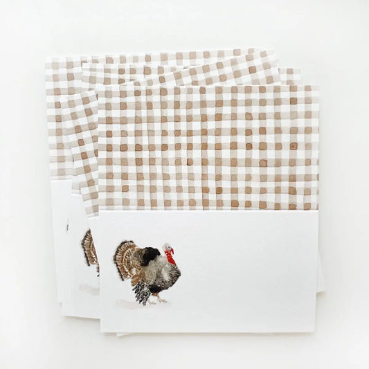 Thanksgiving Place Cards - Turkey - emily lex studio