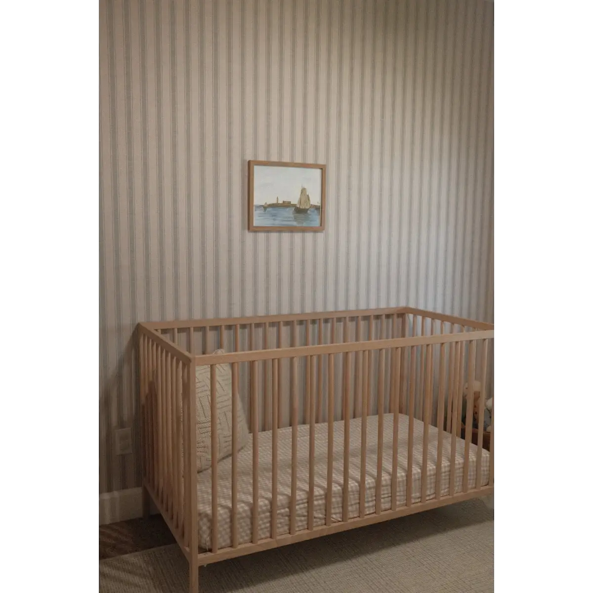 Theo Wallpaper - Country Ticking Stripe - Loomwell Home Goods