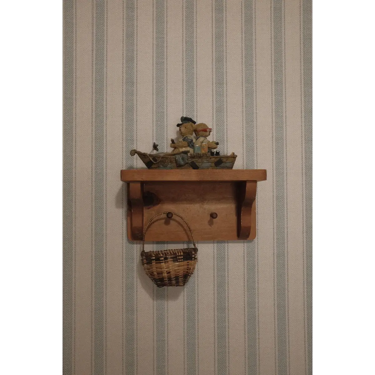 Theo Wallpaper - Country Ticking Stripe - Loomwell Home Goods