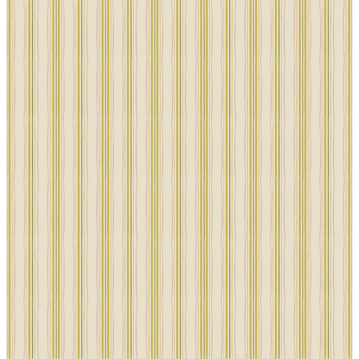Thicket Wallpaper - Skinny Stripes - Hand Drawn by Strawberry Snail Illustrations - Sample 1 foot by 1 foot - Loomwell