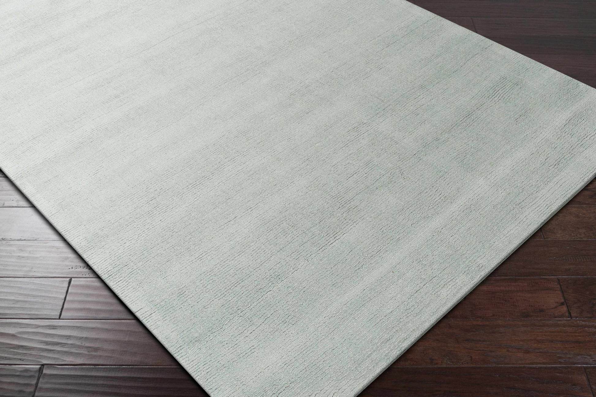 Dusty Sage Solid Wool Area Rug - Boutique Rugs