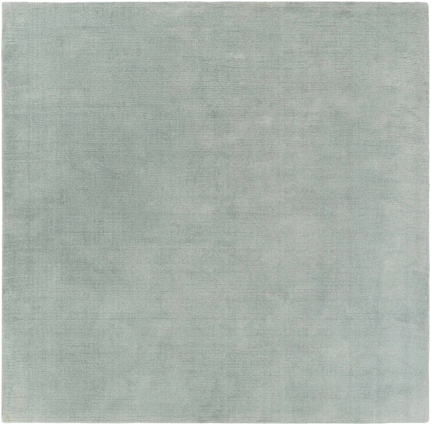 Dusty Sage Solid Wool Area Rug - 8’ Square - Boutique Rugs