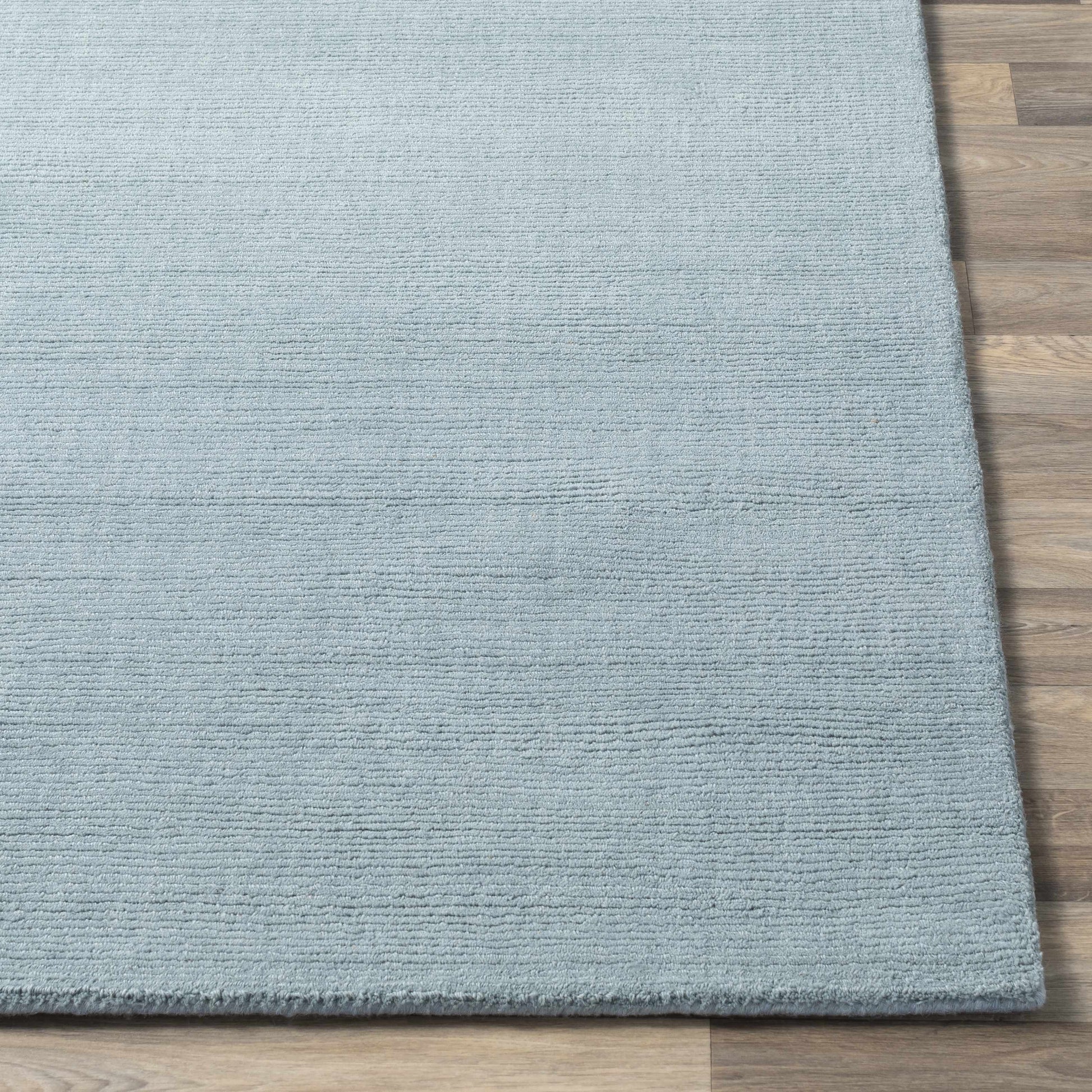 Dusty Sage Solid Wool Area Rug - Boutique Rugs