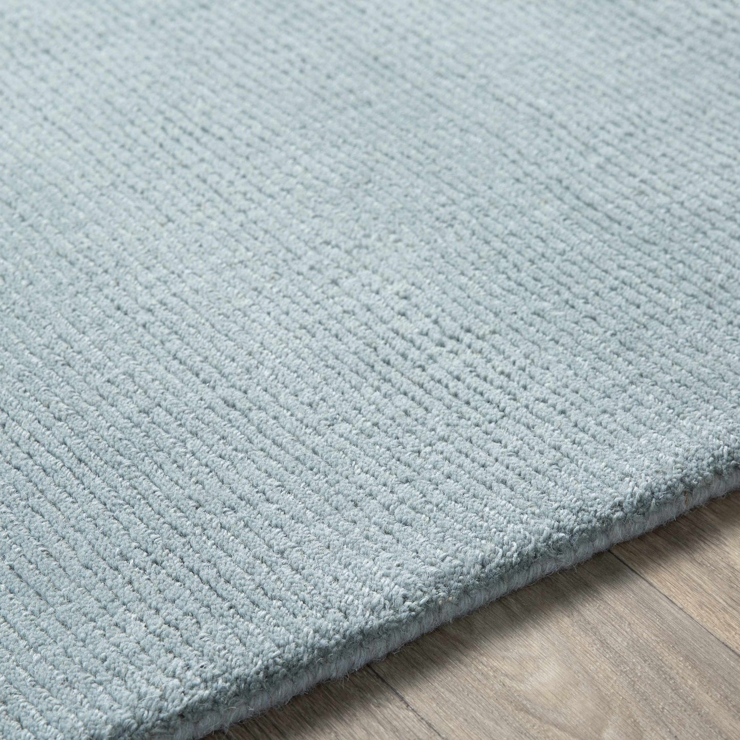 Dusty Sage Solid Wool Area Rug - Boutique Rugs