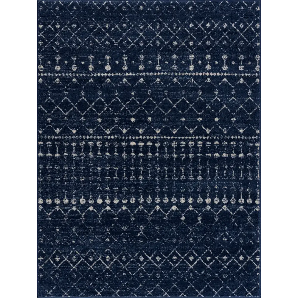 Tigrican Navy 2335 Area Rug - 7’10’’ x 10’ Rectangle - Boutique Rugs