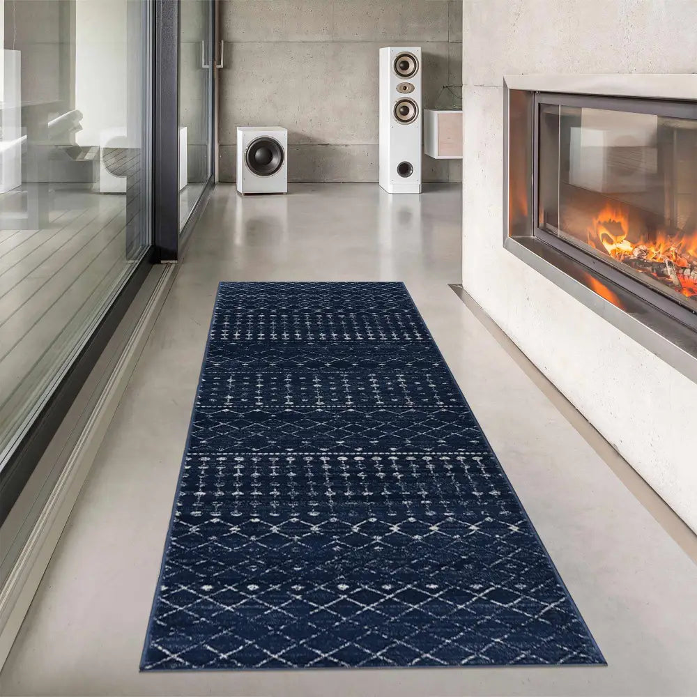 Tigrican Navy 2335 Area Rug - Boutique Rugs