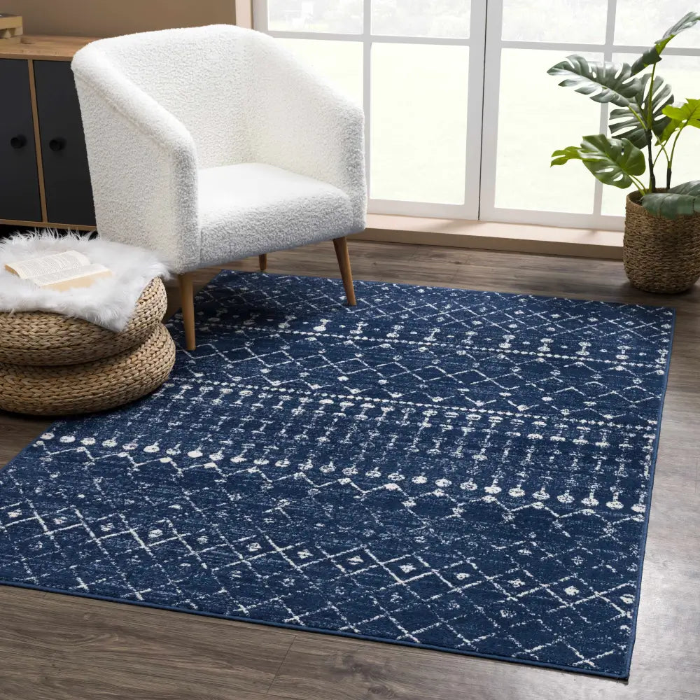 Tigrican Navy 2335 Area Rug - Boutique Rugs
