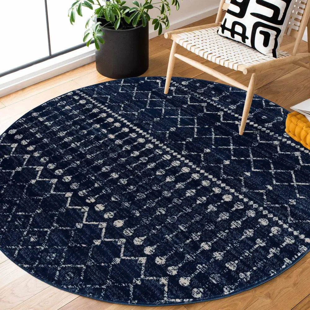 Tigrican Navy 2335 Area Rug - Boutique Rugs
