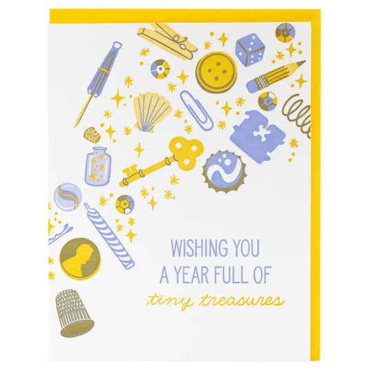 Birthday Card - Tiny Treasures - Smudge Ink