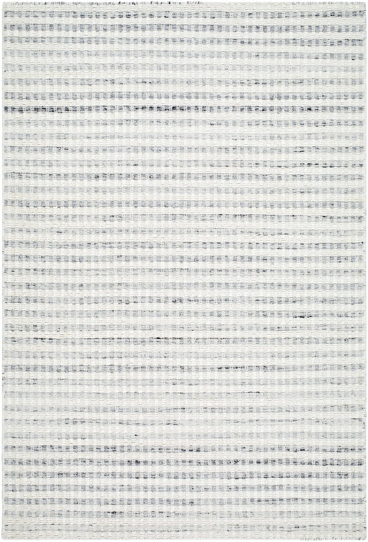 Gray Stripe Wool Area Rug - Boutique Rugs