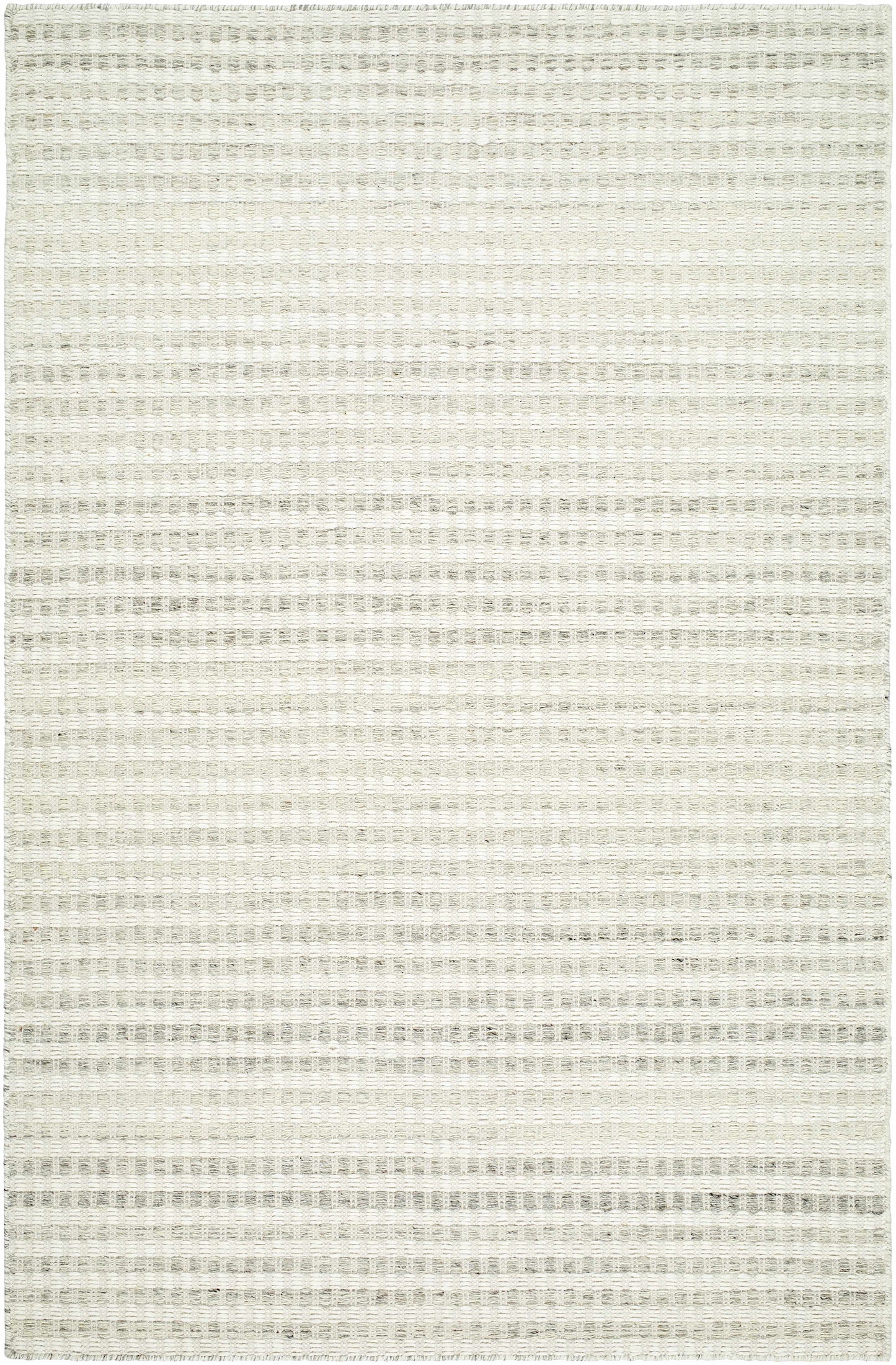 Ivory Textured Wool Rug - 5’ x 7’6’’ Rectangle - Boutique Rugs
