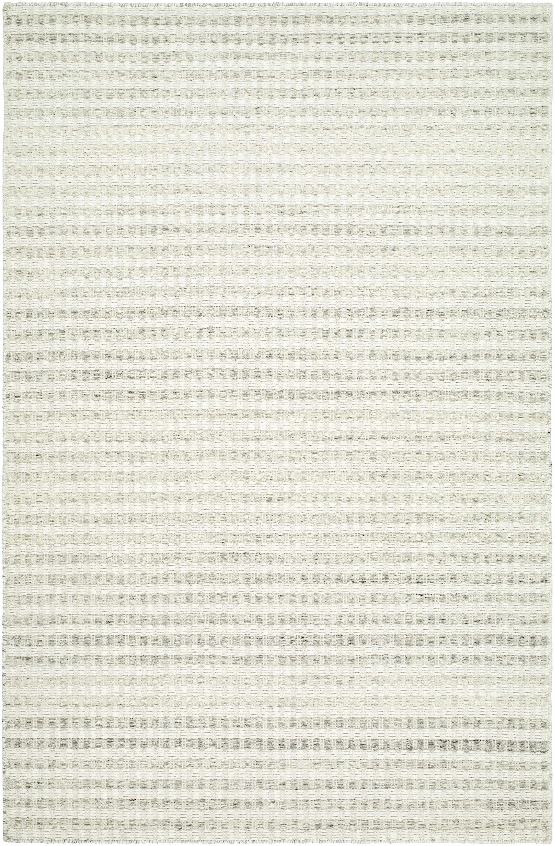 Ivory Textured Wool Rug - 5’ x 7’6’’ Rectangle - Boutique Rugs