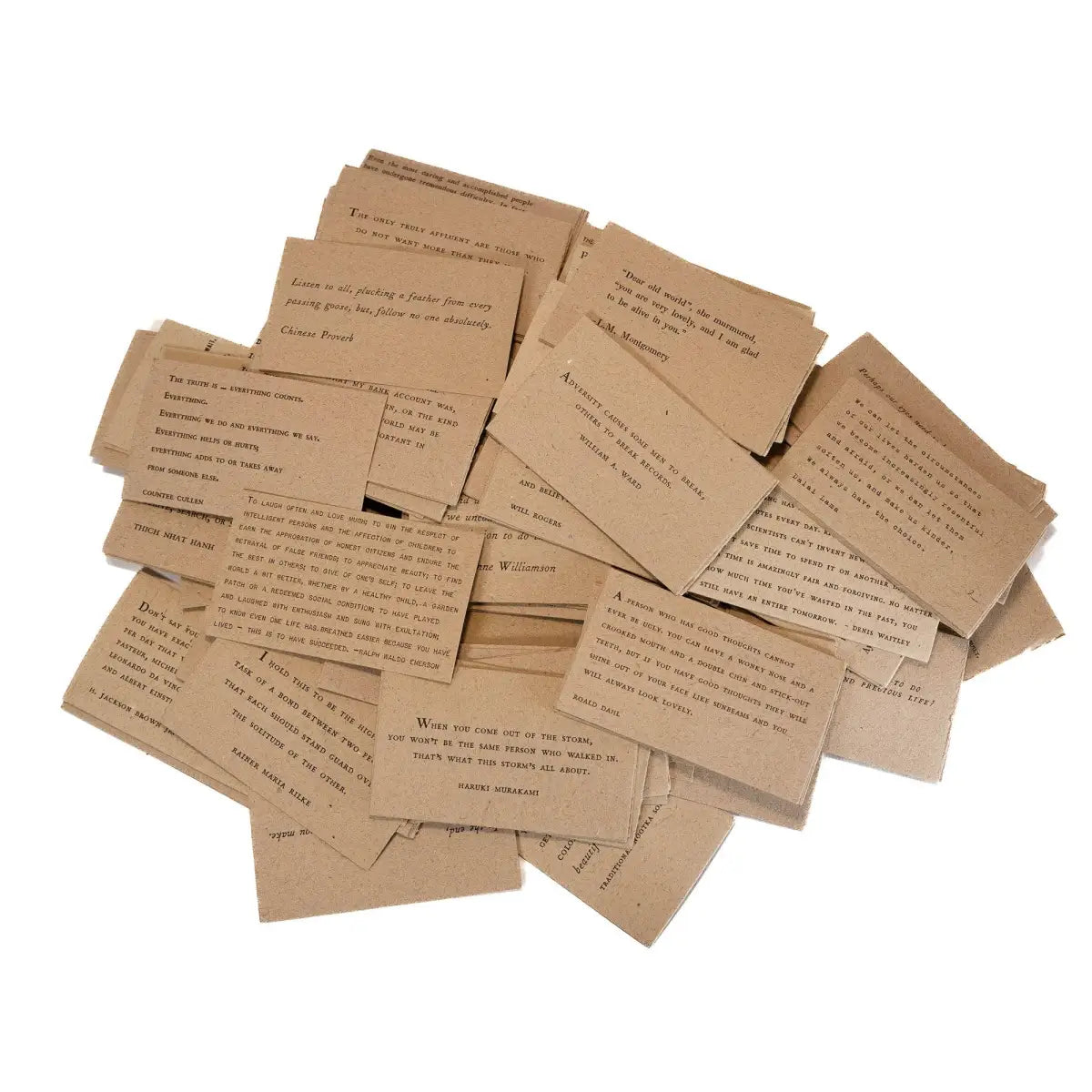 Quote on Handmade Paper - Individual Card - Sugarboo &