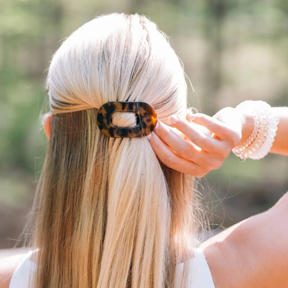 Flat Round Clip - Tortoise - Tiny - TELETIES