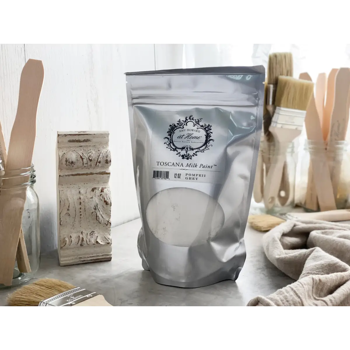 Toscana Milk Paint - Pompeii Grey - Amy Howard At Home