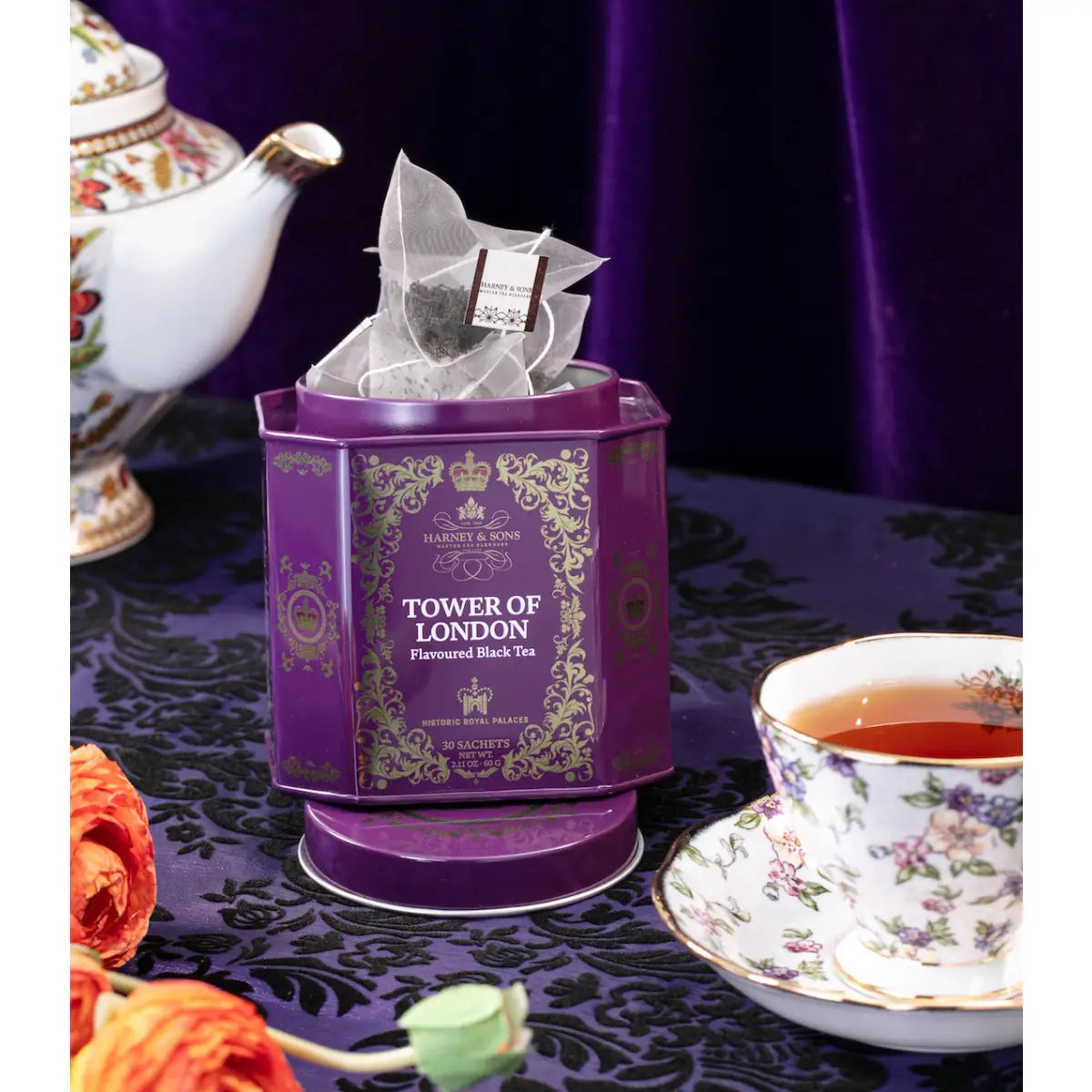 Tower of London Blend Tea - HRP Tin of 30 Sachets - Sachets / Tin of 30 Sachets - Harney & Sons Fine Teas