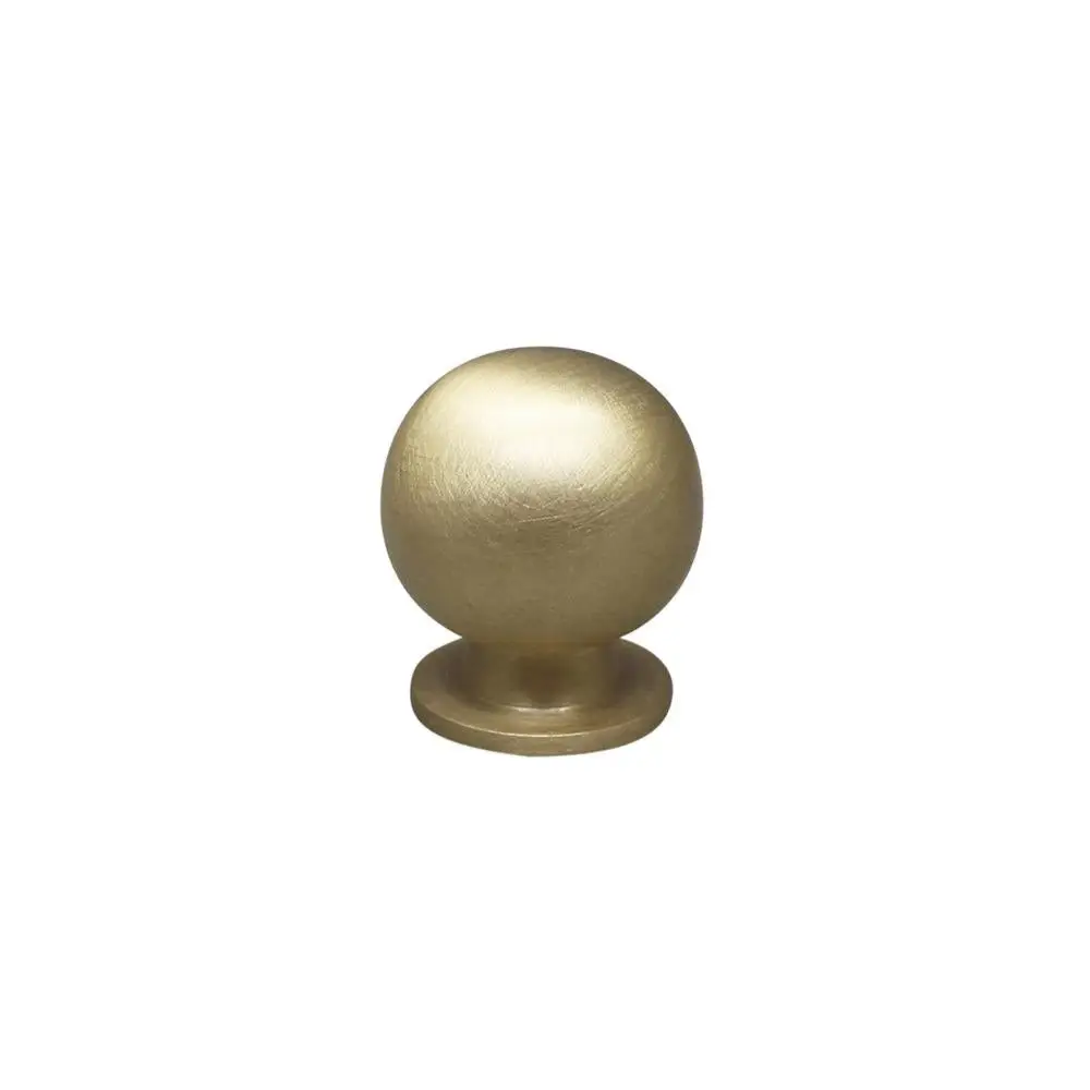 Traditional Ball Cabinet Dresser Knob Brass - Ave Home