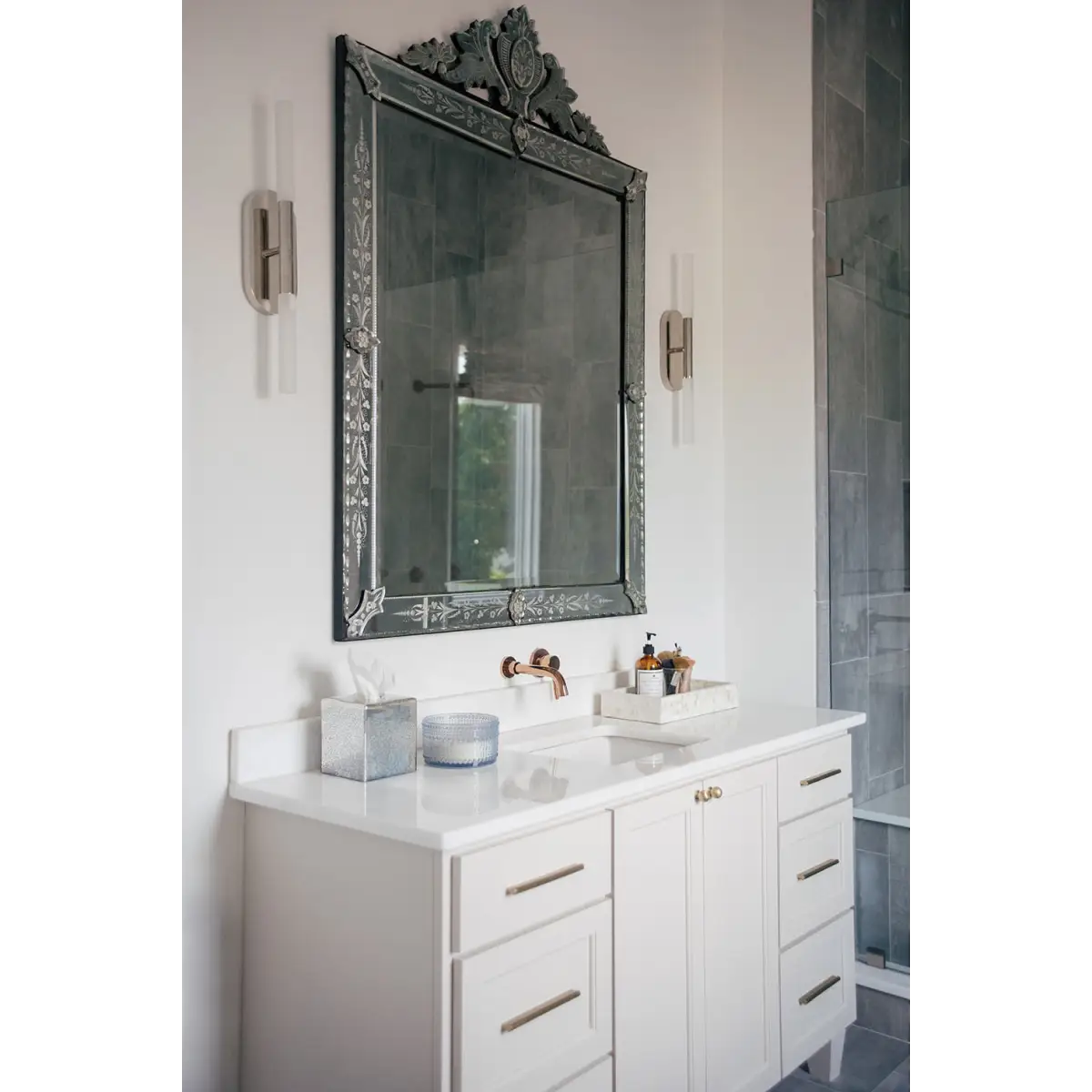 Traditional Ball Cabinet Dresser Knob Brass - Ave Home