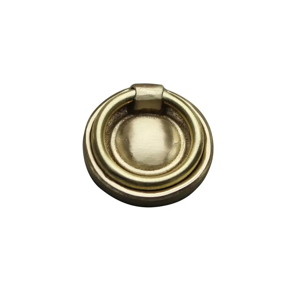 Traditional Ring Cabinet Dresser Pull Brass - Ave Home