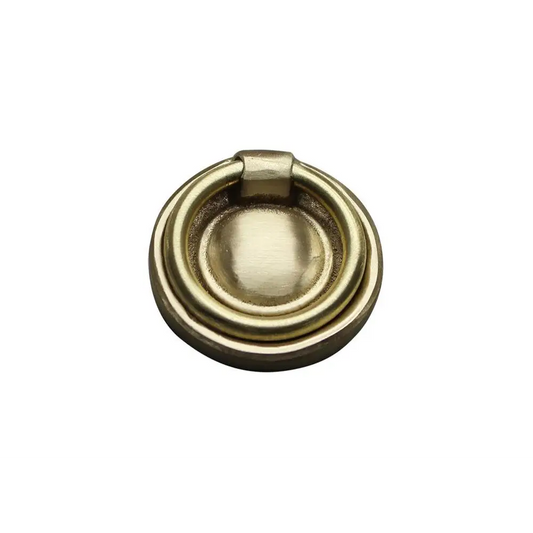 Traditional Ring Cabinet Dresser Pull Brass - Ave Home