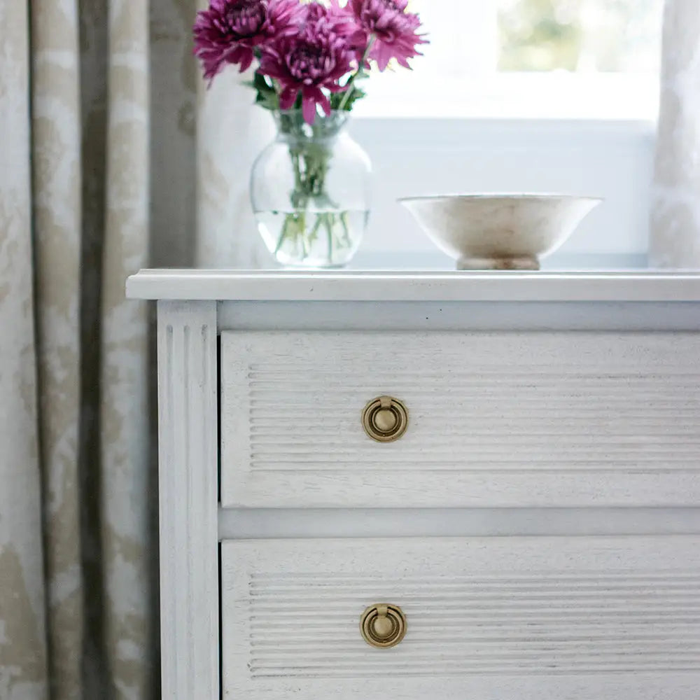 Traditional Ring Cabinet Dresser Pull Brass - Ave Home