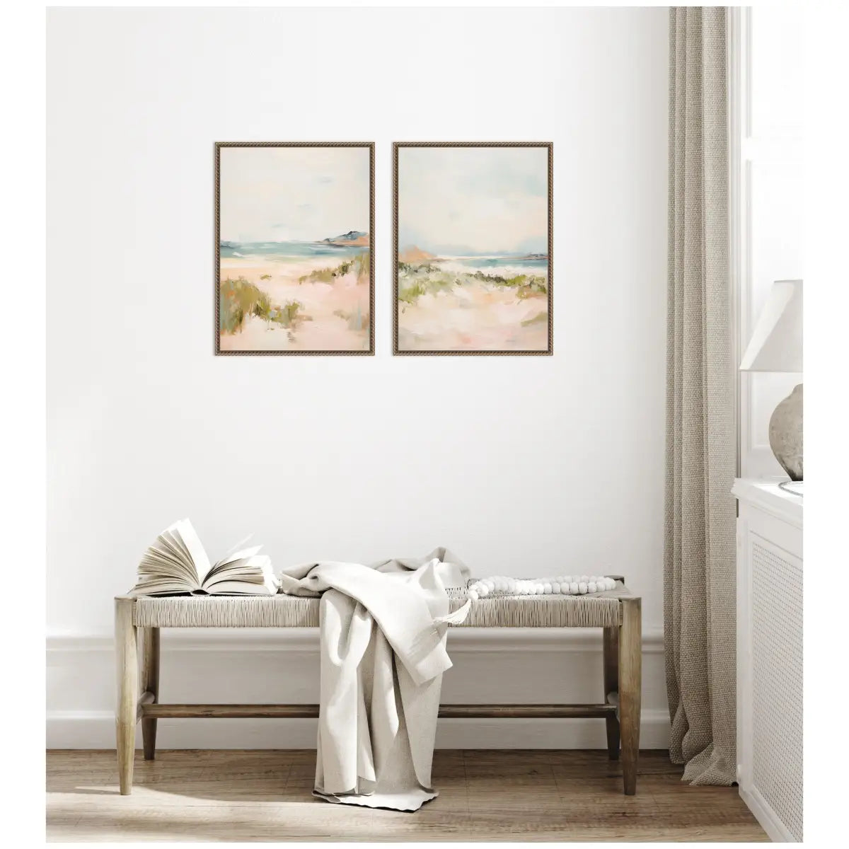Canvas Art Print Set of 2 - Tranquil Landscape - kateandlaurel
